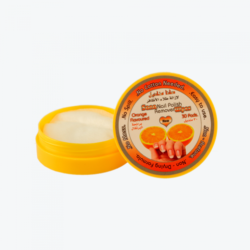 Picture of Nail Polish Remover Wipes ORANGE 1Box