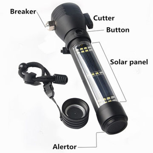 Picture of solar powered flood light