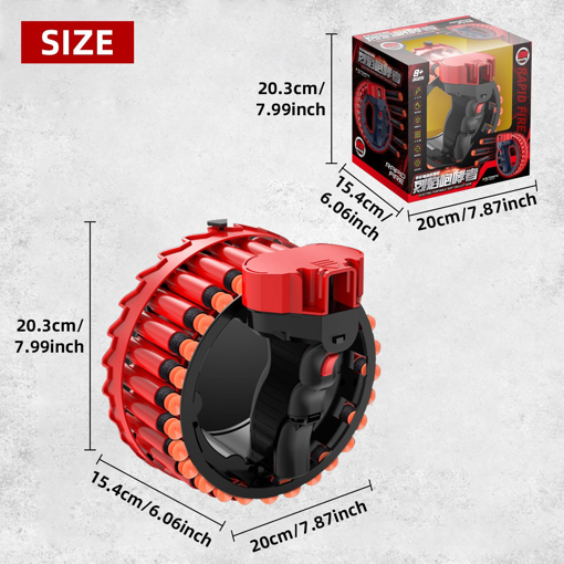 صورة Buy 1 Get 1 Electric Portable Soft Bullet Rapid Fire Toy Gun