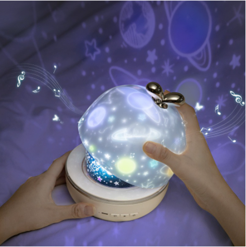 صورة 360 Rotating Starry Sky Projector