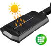 Picture of Solar Sensor Wall Light LED Waterproof Human Induction Lamp Outdoor