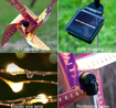 Picture of Lights Solar Powered Wind Spinner Outdoor Windmill Lamps 2 Pieces