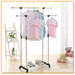 Picture of Large Double Adjustable Clothes Rack and Organizer with Wheels