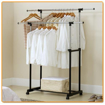 Picture of Large Double Adjustable Clothes Rack and Organizer with Wheels